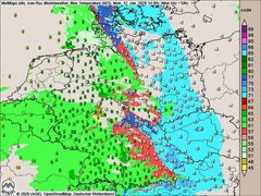 Rasche Milderung von Westen