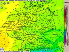 Neuer Regen von Südwesten