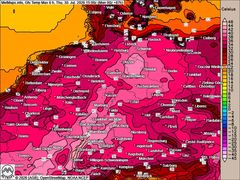 Extreme Hitzewelle im Anmarsch