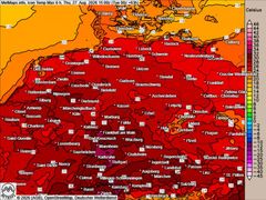 Heute Zweiteilung beim Wetter, Donnerstag &uuml;ber 30 Grad