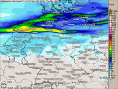Tief 'Ursel' bringt ergiebigen Regen in den Norden
