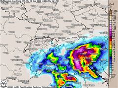 Unwettergefahr am Mittelmeer
